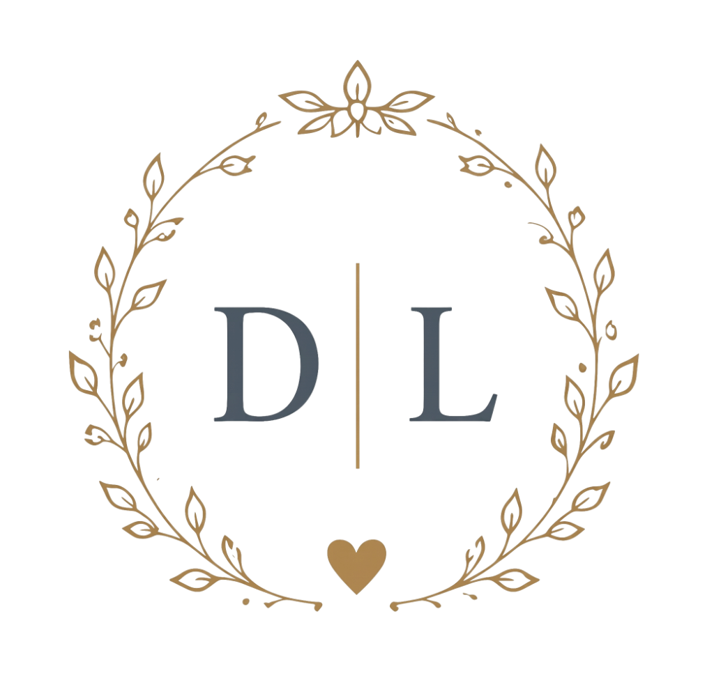 D & L monogram ornament